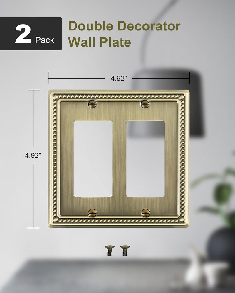 treewell غطاء مخرج مزدوج مزخرف - عبوة من 2 - Image 2